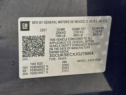 Used 2018 Chevrolet Silverado 1500 LTZ Z71 w/ Centennial Edition AWD/4WD image 31