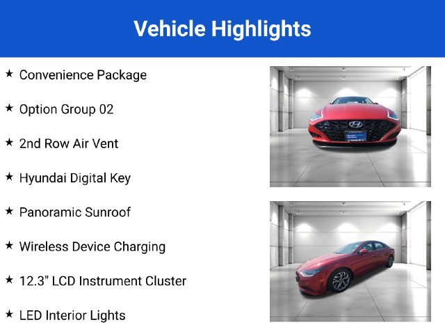 Certified 2022 Hyundai Sonata SEL w/ Convenience Package FWD image 2
