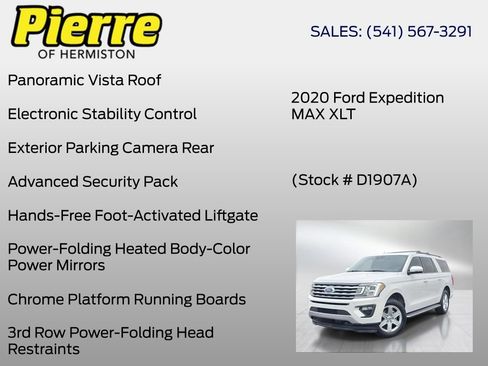 Used 2020 Ford Expedition Max XLT w/ Equipment Group 202A AWD/4WD image 30