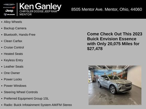 Used 2023 Buick Envision Essence image 5