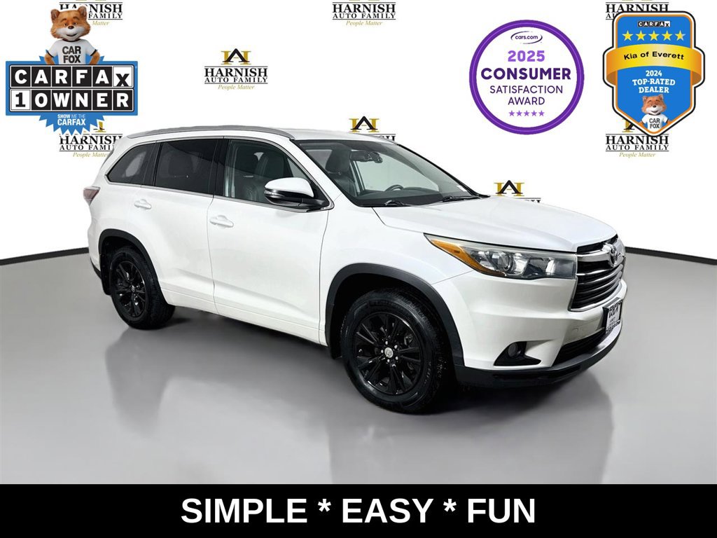 Used 2015 Toyota Highlander XLE AWD/4WD image 1