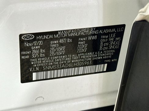 Used 2020 Hyundai Santa Fe SEL FWD image 40