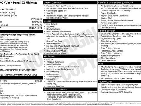 Used 2023 GMC Yukon XL Denali Ultimate image 1