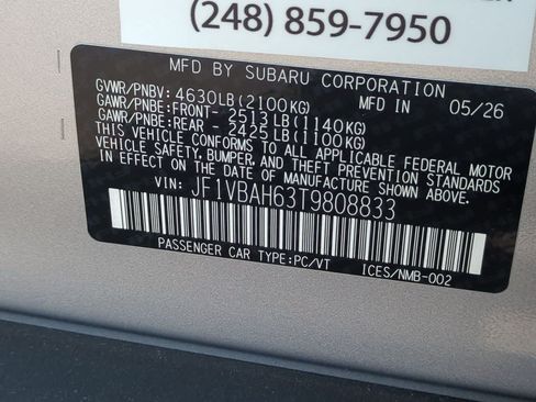 New 2026 Subaru WRX Premium AWD/4WD image 33
