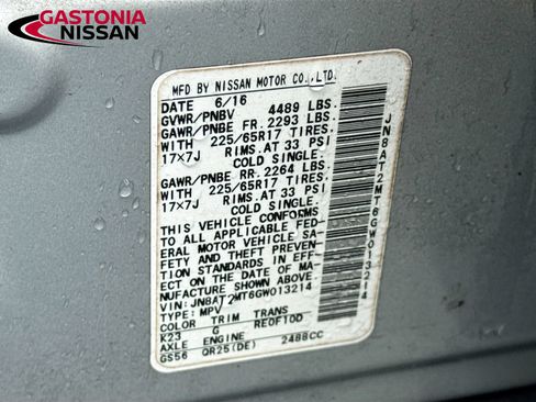 Used 2016 Nissan Rogue S w/ Appearance Package FWD image 33