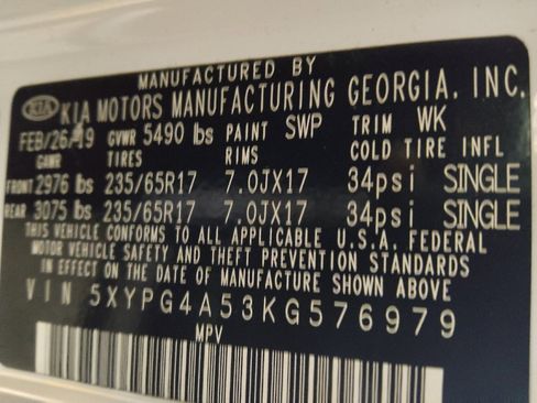 Used 2019 Kia Sorento FWD V6 image 33