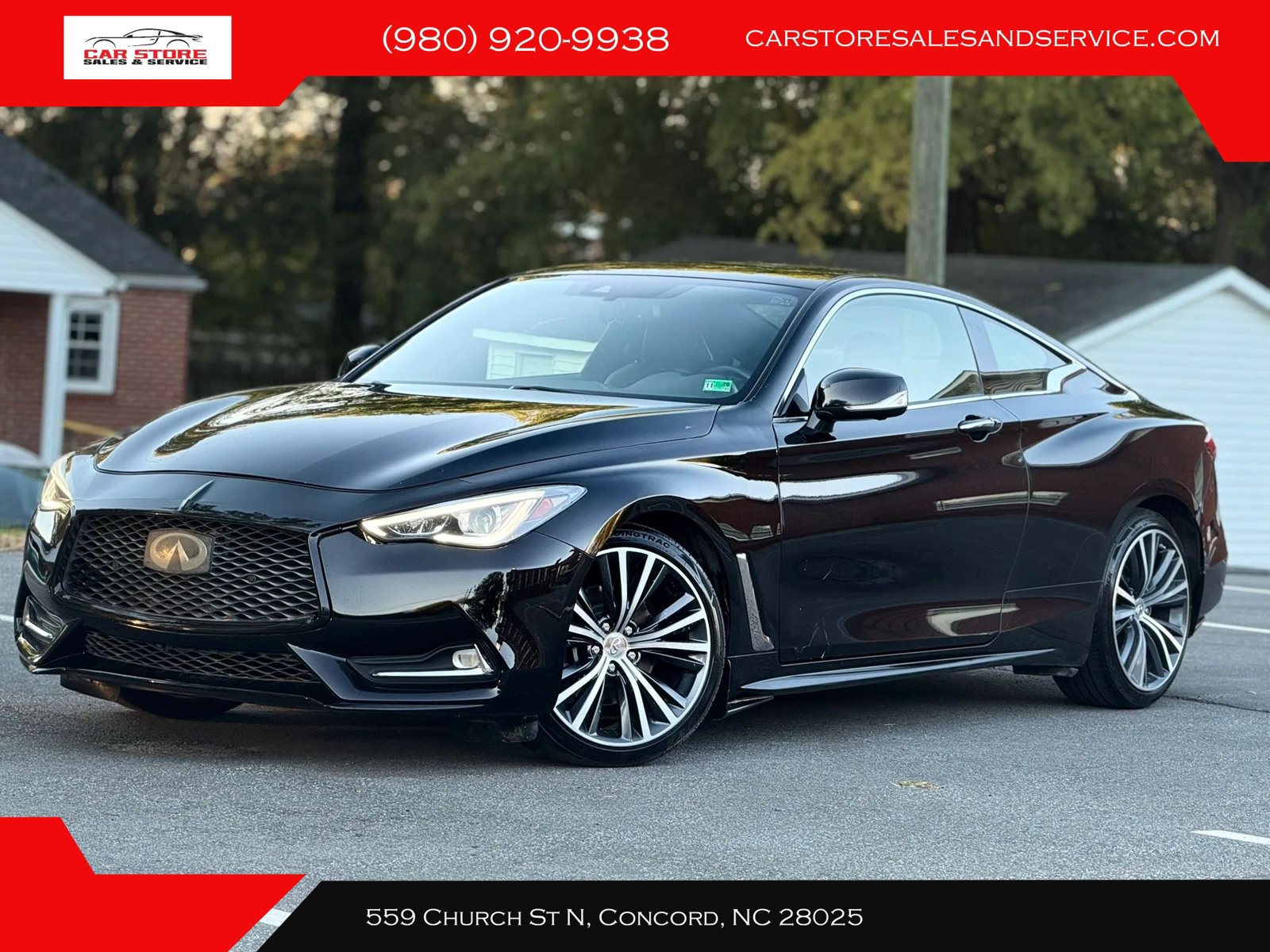 Used 2018 INFINITI Q60 3.0t Luxe w/ Sensory Package 3.0T Luxe AWD/4WD image 1