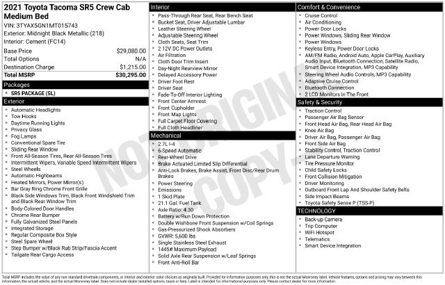 Used 2021 Toyota Tacoma SR5 RWD image 7
