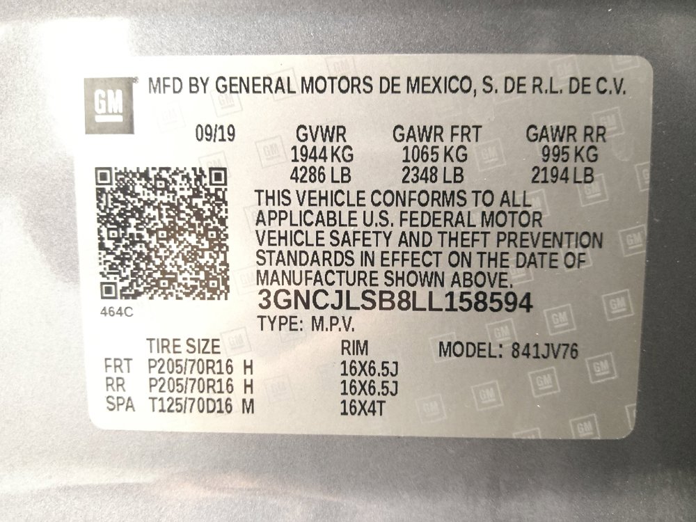 Used 2020 Chevrolet Trax LT FWD image 33