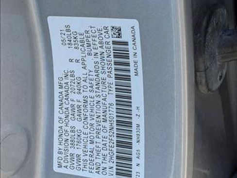 Used 2022 Honda Civic Sport image 24