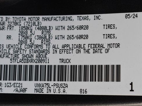 Used 2024 Toyota Tundra SR5 image 33