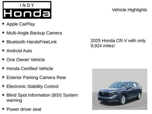 Certified 2025 Honda CR-V EX image 7