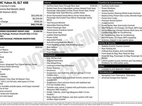 Used 2008 GMC Yukon XL SLT w/ SLT Preferred Equipment Group AWD/4WD image 33
