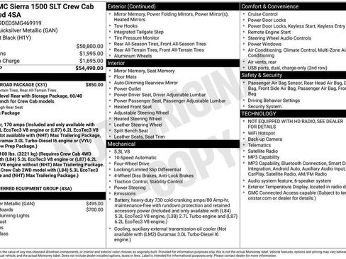 Certified 2021 GMC Sierra 1500 SLT w/ X31 Off-Road Package AWD/4WD image 5
