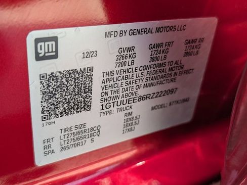 Certified 2024 GMC Sierra 1500 AT4 w/ Technology Package AWD/4WD image 27