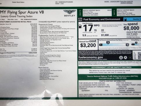 Used 2023 Bentley Flying Spur Azure image 70