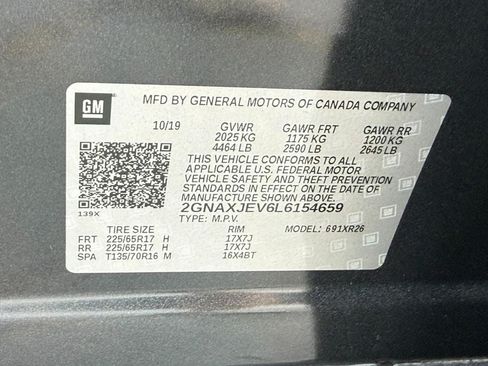 Used 2020 Chevrolet Equinox LT w/ Driver Convenience Package FWD image 23