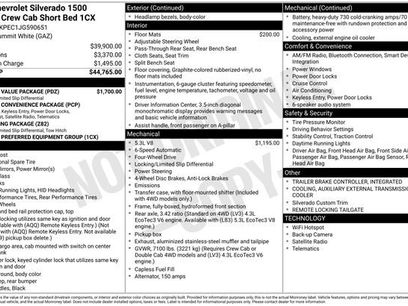 Used 2018 Chevrolet Silverado 1500 Custom w/ Custom Value Package