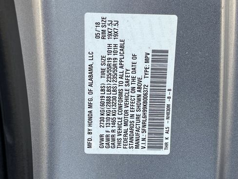 Used 2019 Honda Odyssey Elite image 9