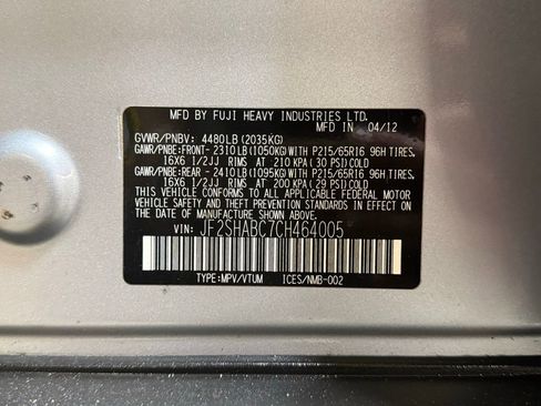 Used 2012 Subaru Forester 2.5X w/ Alloy Wheel Pkg image 26