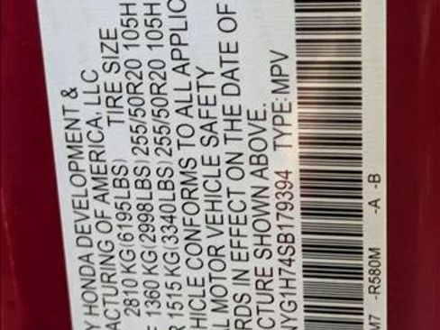 New 2025 Honda Pilot Touring image 18