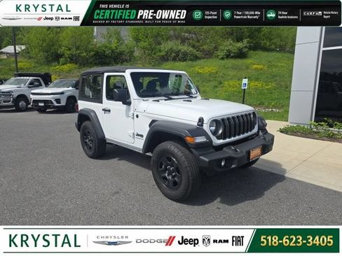 Certified 2025 Jeep Wrangler Sport AWD/4WD image 1