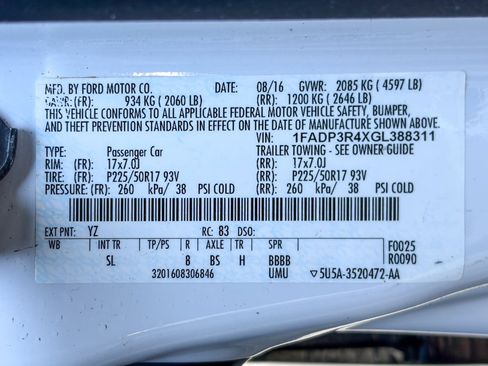 Used 2016 Ford Focus Electric Hatchback image 27