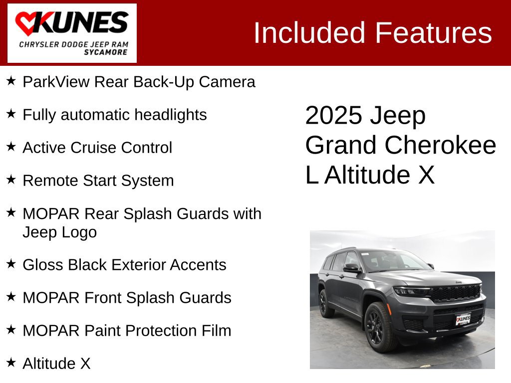 Used 2025 Jeep Grand Cherokee L Altitude AWD/4WD image 4