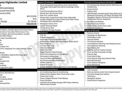 Used 2019 Toyota Highlander Limited Platinum image 32