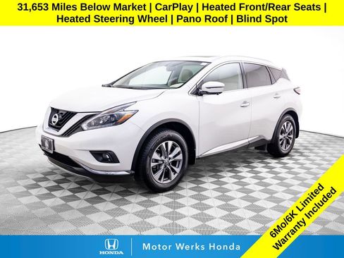 Used 2018 Nissan Murano SL w/ Moonroof Package AWD/4WD image 1