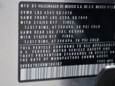 Used 2024 Volkswagen Taos S FWD image 27