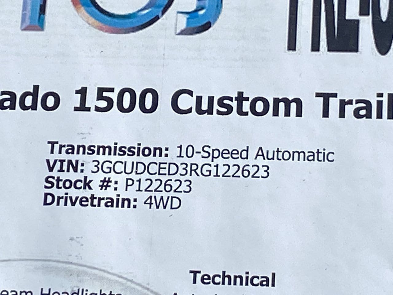 Used 2024 Chevrolet Silverado 1500 Custom Trail Boss AWD/4WD image 36