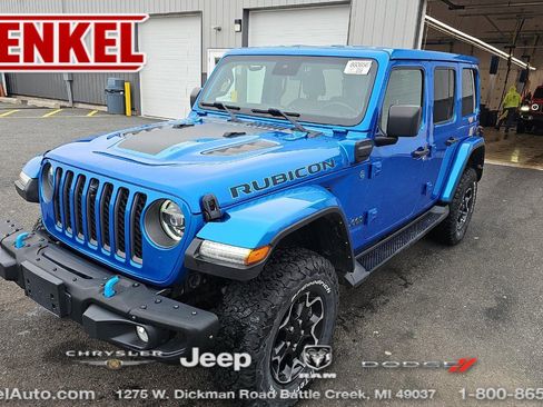 Used 2021 Jeep Wrangler Unlimited Rubicon 4xe w/ Dual Top Group image 1
