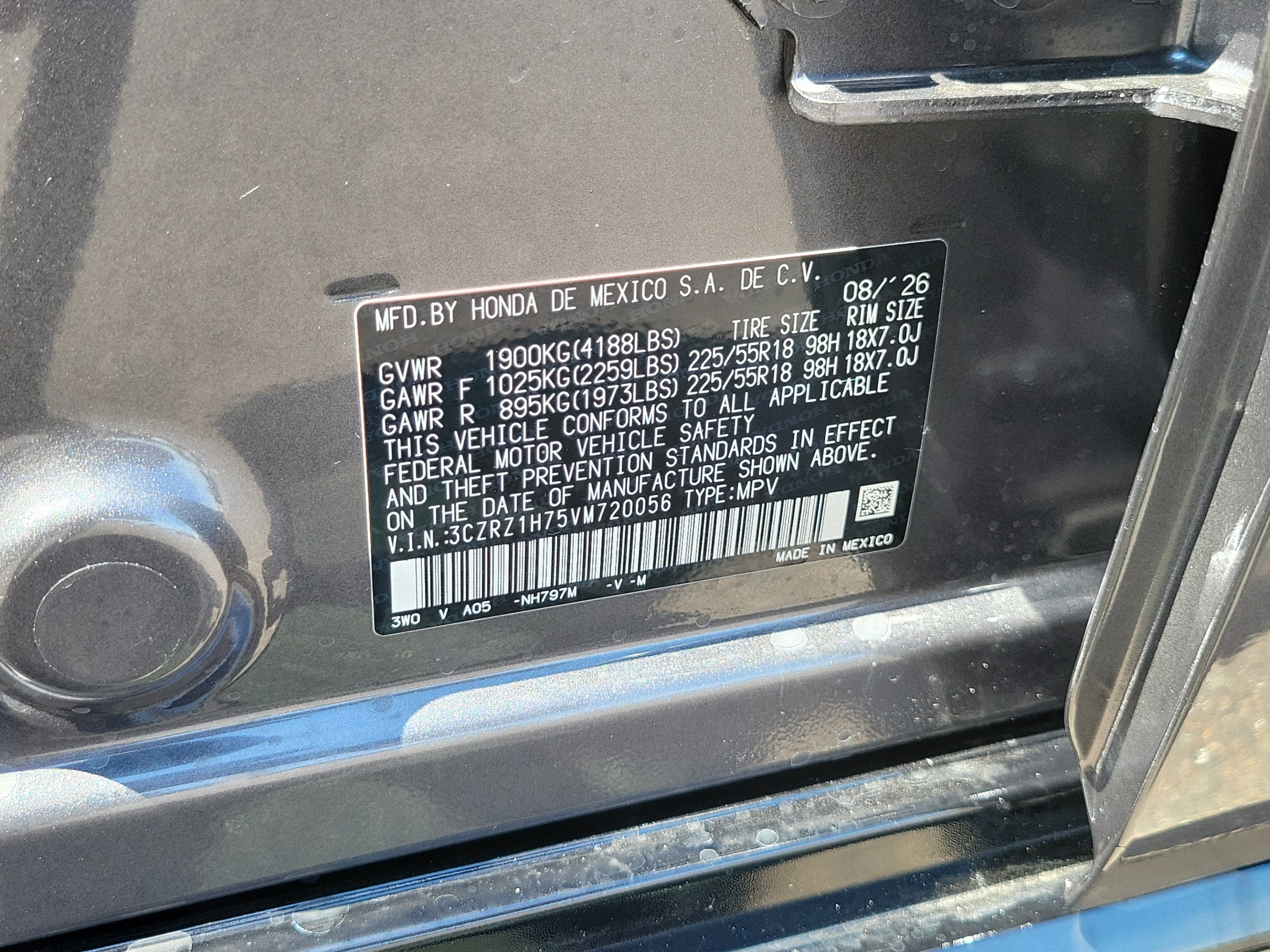 New 2027 Honda HR-V EX-L image 33