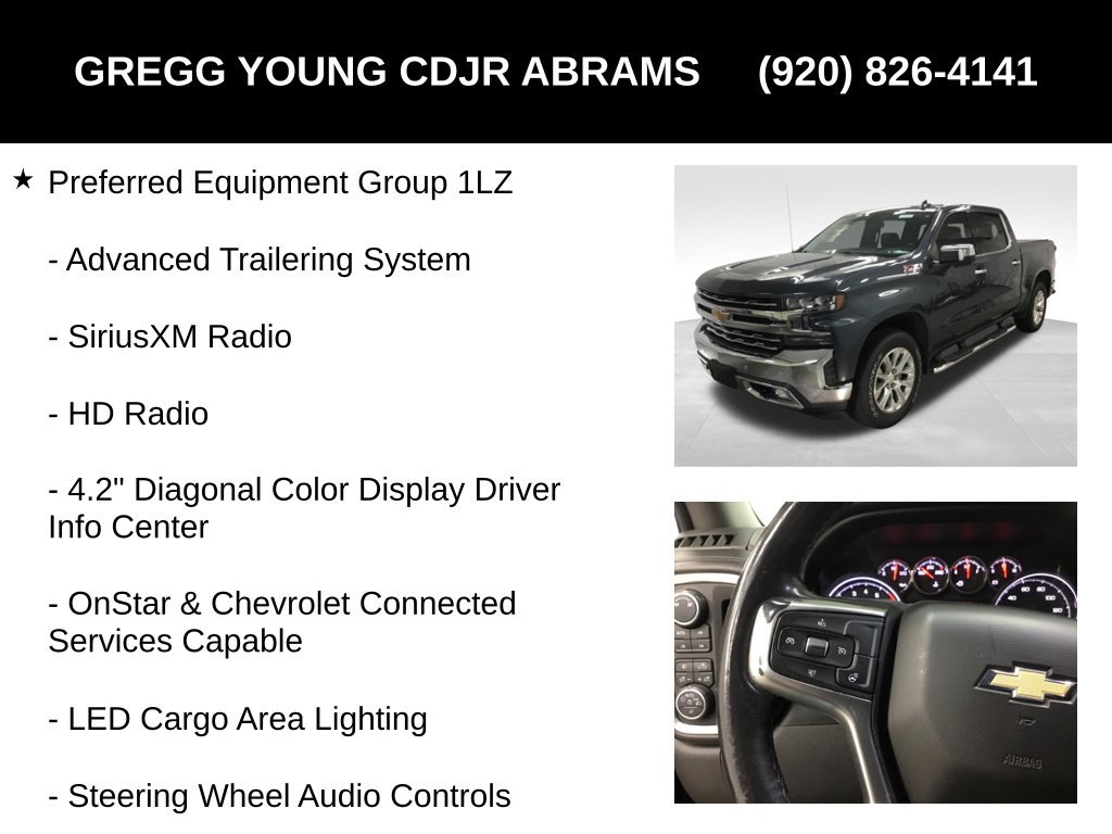 Used 2019 Chevrolet Silverado 1500 LTZ AWD/4WD image 37