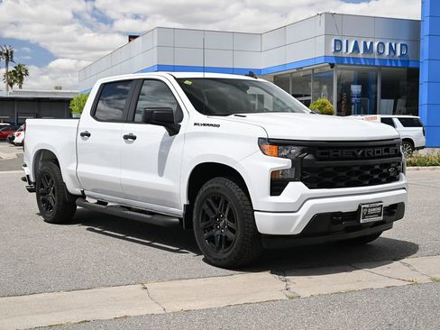 New 2026 Chevrolet Silverado 1500 Custom w/ Turbomax Blackout Package RWD image 1