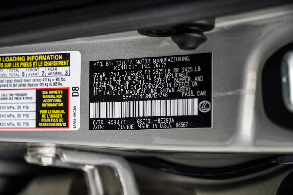 Used 2022 Lexus ES 350 Ultra Luxury w/ Accessory Package 2 FWD image 47