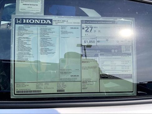 New 2026 Honda HR-V LX image 18