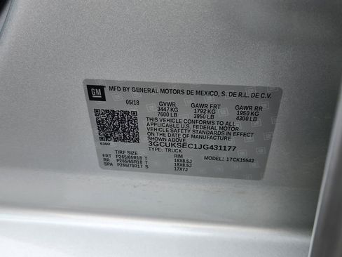 Used 2018 Chevrolet Silverado 1500 LTZ w/ Max Trailering Package image 24