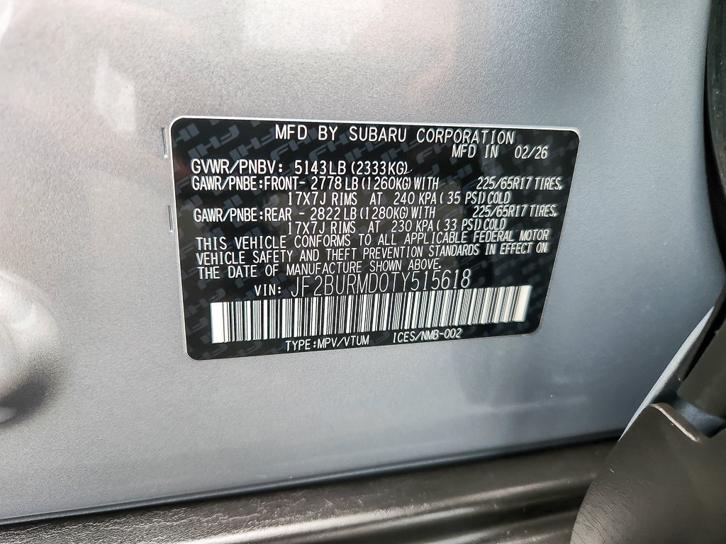 Certified 2026 Subaru Outback Wilderness AWD/4WD image 25