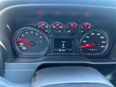 Used 2025 Chevrolet Silverado 1500 Custom w/ Turbomax Blackout Package AWD/4WD image 12