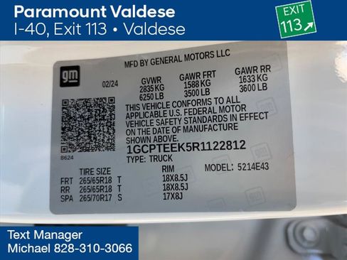 Used 2024 Chevrolet Colorado Trail Boss w/ Advanced Trailering Package image 30