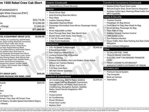 Used 2022 RAM 1500 Rebel w/ Rebel Level B Equipment Group AWD/4WD image 4