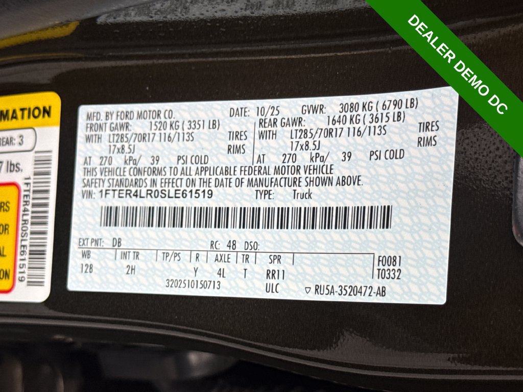Used 2025 Ford Ranger Raptor AWD/4WD image 25