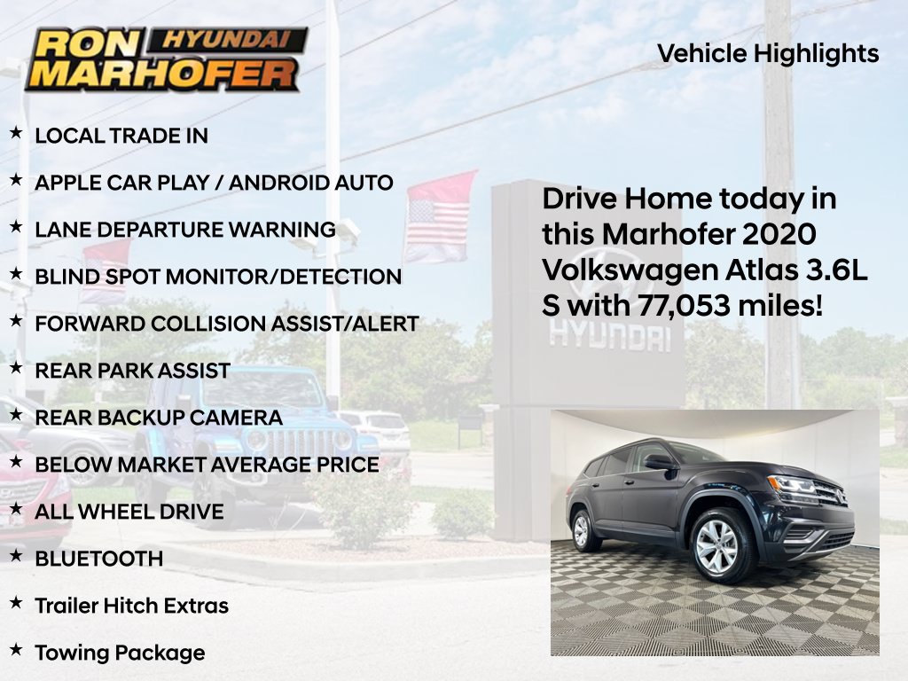 Used 2020 Volkswagen Atlas S w/ Towing Package AWD/4WD image 15