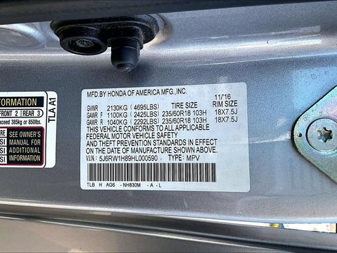 Used 2017 Honda CR-V EX-L image 18