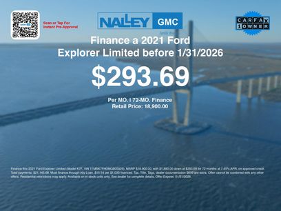 Used 2021 Ford Explorer Limited w/ Equipment Group 301A