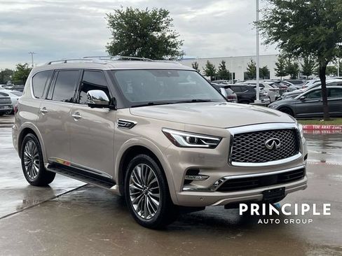 Used 2021 INFINITI QX80 Sensory w/ All-Season Package RWD image 3
