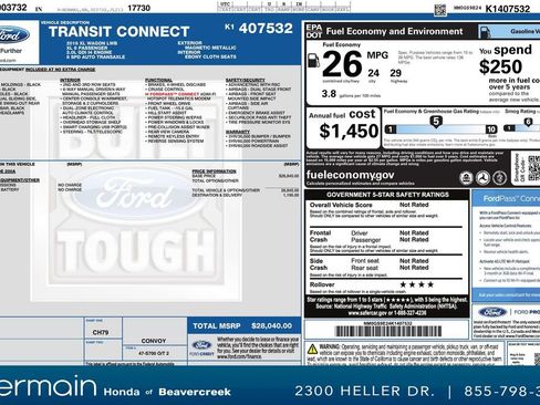 Used 2019 Ford Transit Connect XL image 33