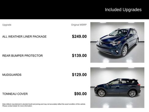 Used 2018 Toyota RAV4 Limited w/ All Weather Liner Package AWD/4WD image 7